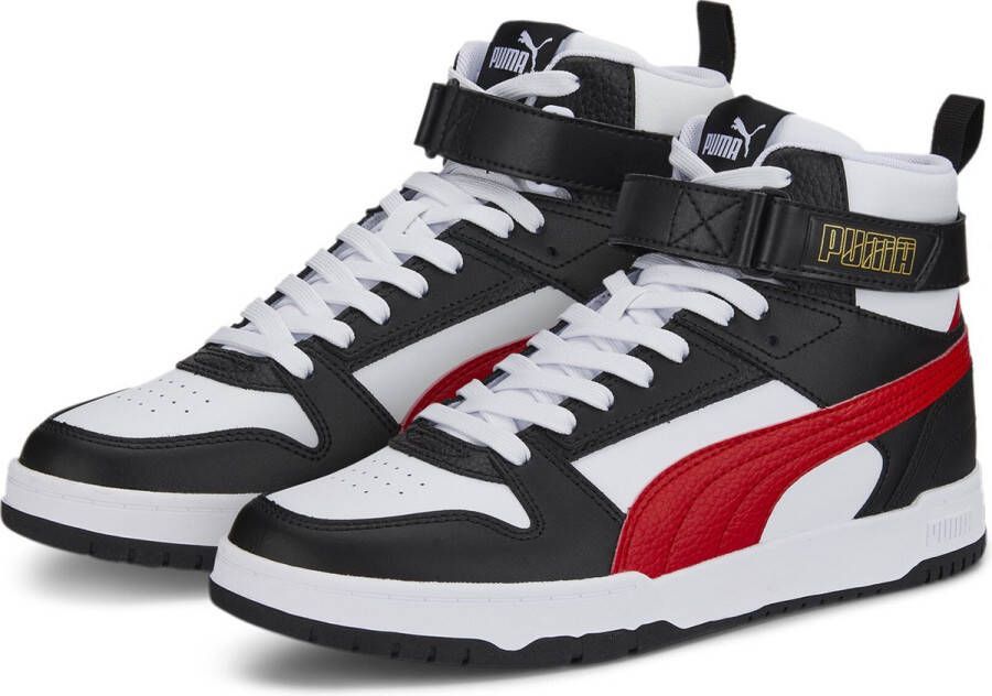 PUMA RBD Game Unisex Sneakers Wit Rood Zwart