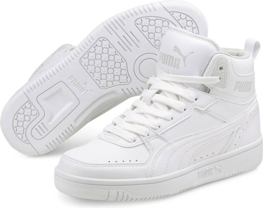 PUMA Rebound JOY Jr Sneakers White- White-Limestone