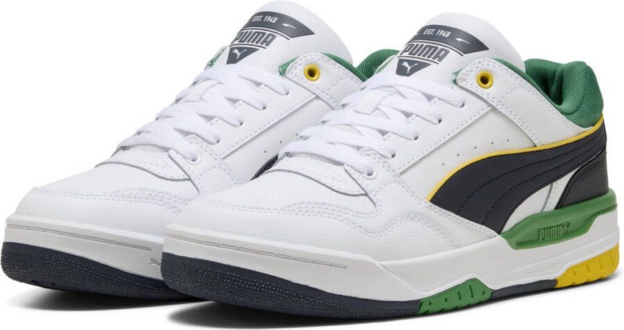 PUMA Rebound Retro Unisex Sneakers White-Archive Green-New Navy