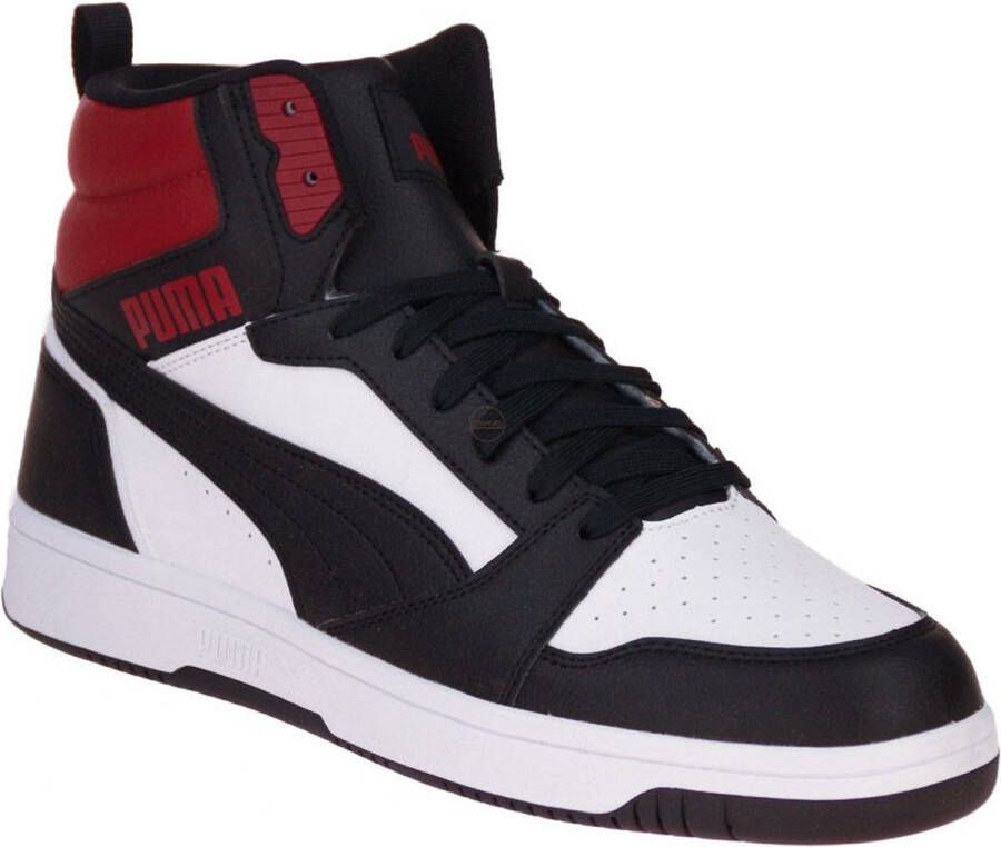 PUMA Rebound V6 Black-Intense Red