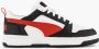 PUMA Rebound V6 Lo Jr Unisex Sneakers White-For All Time Red- Black - Thumbnail 3