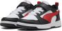 Puma Rebound v6 Low sneakers wit rood zwart Imitatieleer 31 - Thumbnail 8