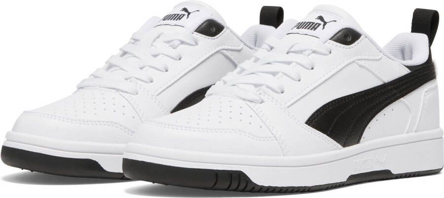 PUMA Rebound V6 Lo Jr FALSE Sneakers White- Black- Black