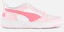 Puma Rebound v6 Low V6 Lo sneakers Wit Fuchsia Roze Jongens Meisjes Imitatieleer 37 - Thumbnail 3