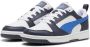 PUMA Rebound V6 Lo Jr Unisex Sneakers White-Hyperlink Blue-Galactic Gray - Thumbnail 1