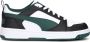 Puma Rebound V6 Lo Jr sneakers wit zwart donkergroen - Thumbnail 2