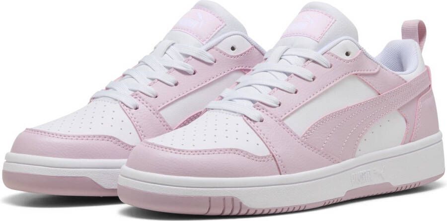 PUMA Rebound v6 Low Unisex Sneakers White-Rose Mauve