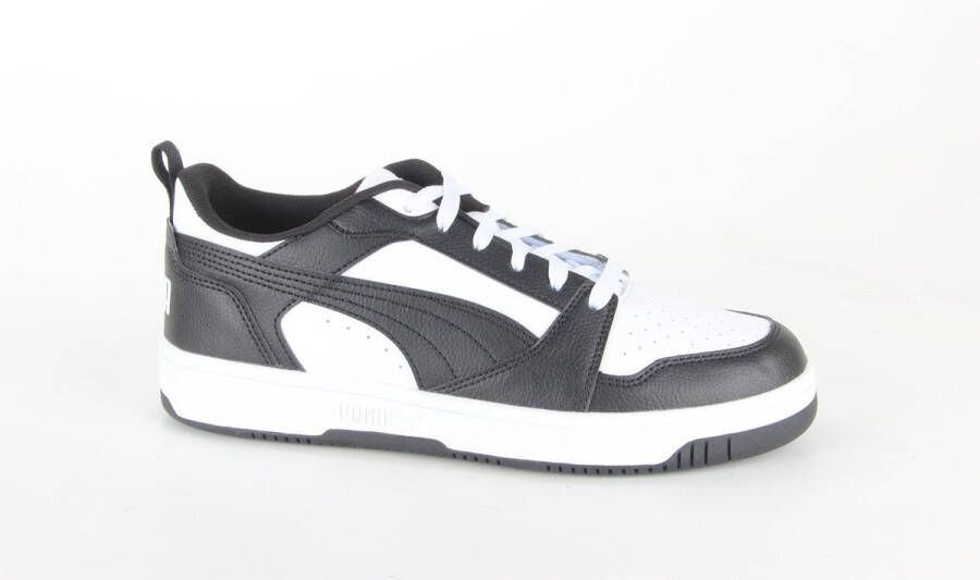 PUMA Rebound v6 Low Unisex Sneakers Wit Zwart