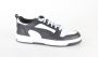 PUMA Rebound v6 Low Unisex Sneakers White- Black- White - Thumbnail 9