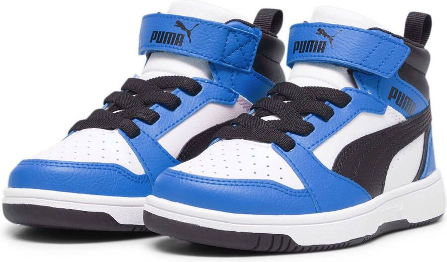 PUMA Rebound V6 Mid AC+ PS FALSE Sneakers White- Black-Racing Blue