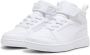 PUMA Rebound V6 Mid AC+ PS Unisex Sneakers White-Cool Light Gray - Thumbnail 1