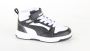 Puma Rebound V6 Mid sneakers wit zwart Imitatieleer Meerkleurig 32 5 - Thumbnail 14