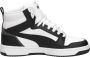 Puma Rebound V6 Mid Jr White Black shadow Gray (gs) Fashion sneakers Schoenen weiß maat: 37.5 beschikbare maaten:37.5 38.5 39 - Thumbnail 3