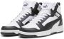 Puma Rebound V6 Mid Jr White Black shadow Gray (gs) Fashion sneakers Schoenen weiß maat: 37.5 beschikbare maaten:37.5 38.5 39 - Thumbnail 3