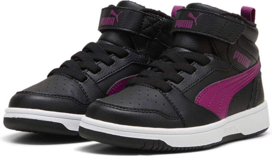 PUMA Rebound V6 Mid WTR AC+ PS Unisex Sneakers Black-Magenta Gleam- White