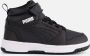 Puma Rebound V6 Mid sneaker zwart wit Imitatieleer 36 Sneakers - Thumbnail 2