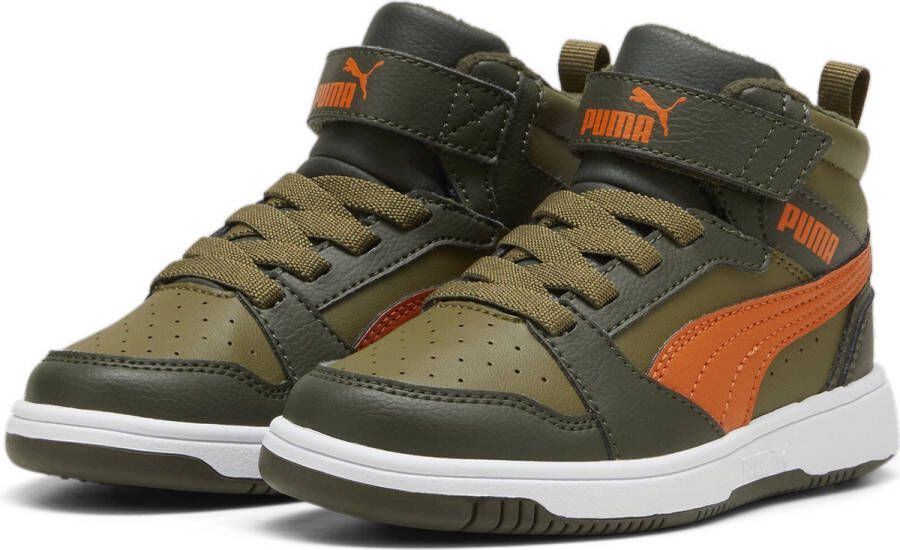 PUMA Rebound V6 Mid WTR AC+ PS Unisex Sneakers Dark Olive-Maple Syrup- Olive - Foto 2