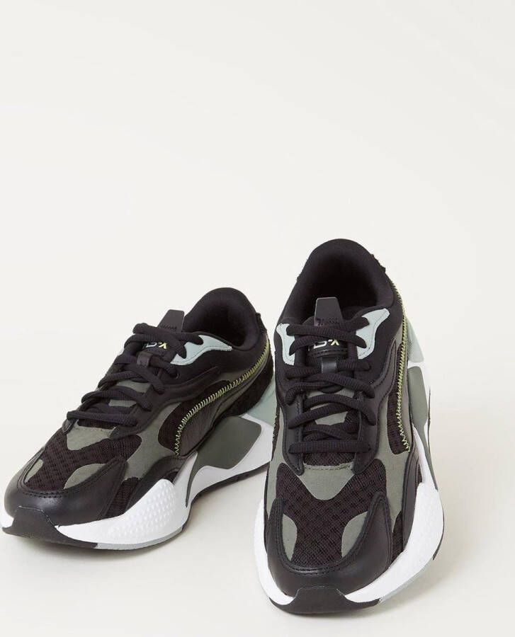 Puma RSx3 Zwarte Veterschoenen Met Platte Zool Black Heren