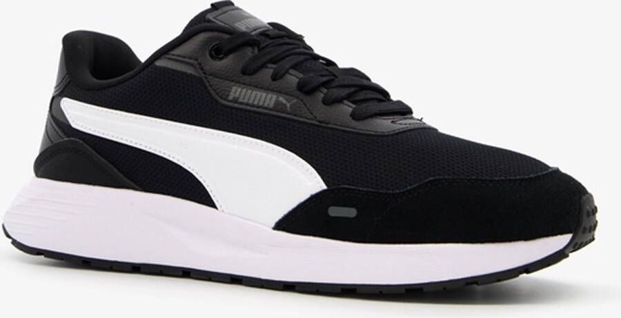 PUMA Runtamed Unisex Sneakers Black White ShadowGray