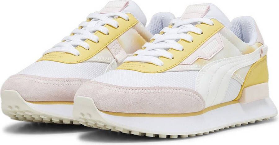 Puma Stijlvolle Future Rider BD Sneakers Yellow Dames