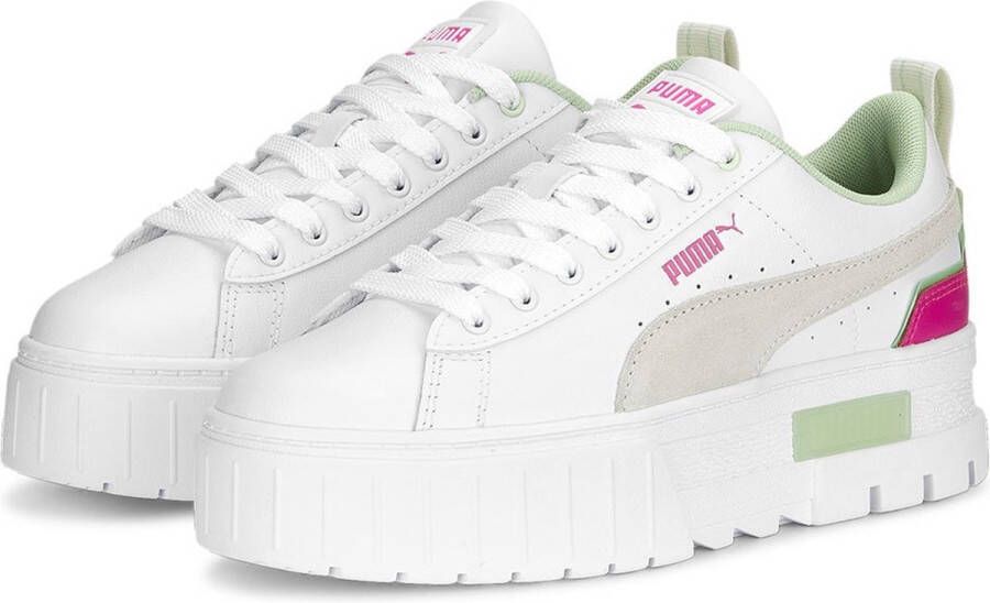 Puma Kleurrijke Mayze Sneakers voor Vrouwen White Dames