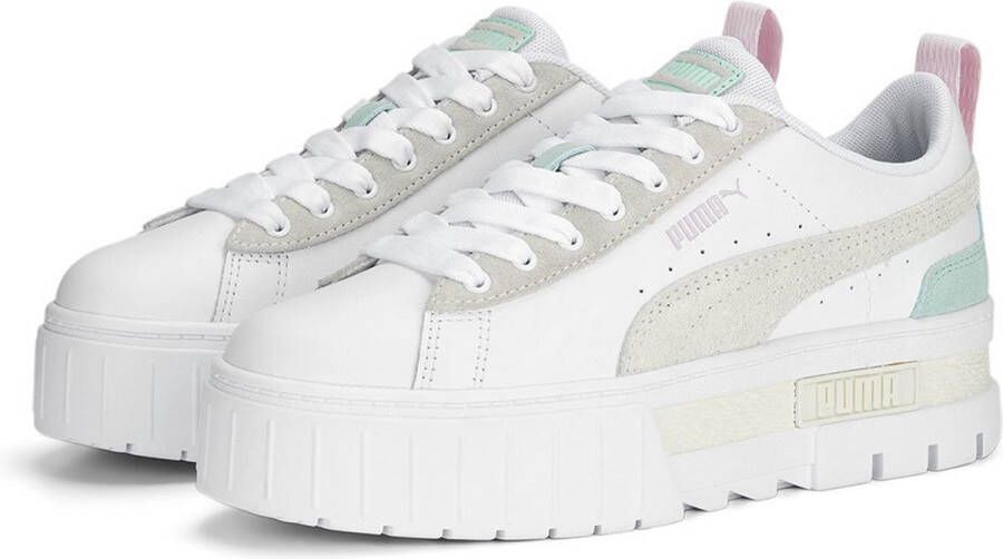 Puma Leren Sneakers voor Dames Comfortabel & Duurzaam White Dames