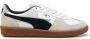 Puma Palermo Lth White Vapor Gray Gum Wit Leer Lage sneakers Unisex - Thumbnail 1