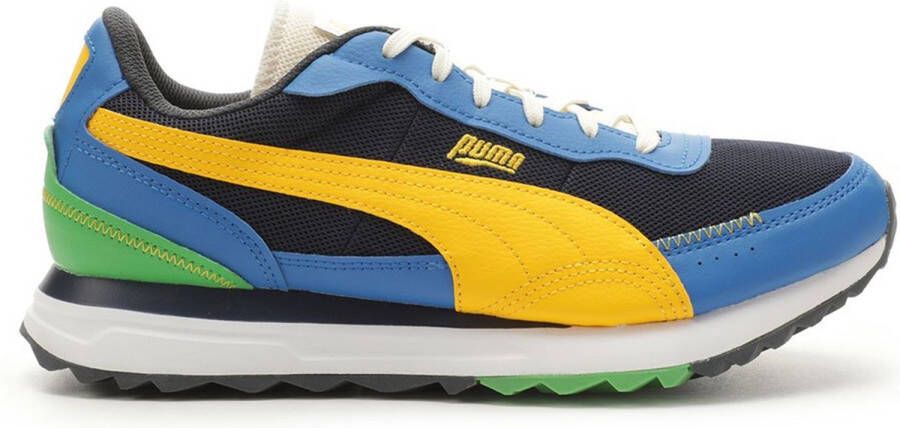 PUMA SELECT Road Rider Lth Schoenen Geel Blauw 1 2 Man