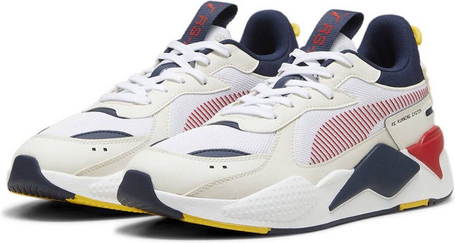 Puma RS-X Geek sneakers wit ecru donkerblauw rood - Foto 2