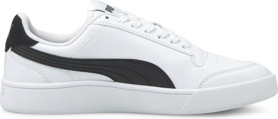 PUMA Shuffle Jr Unisex Sneakers White- Black- Team Gold