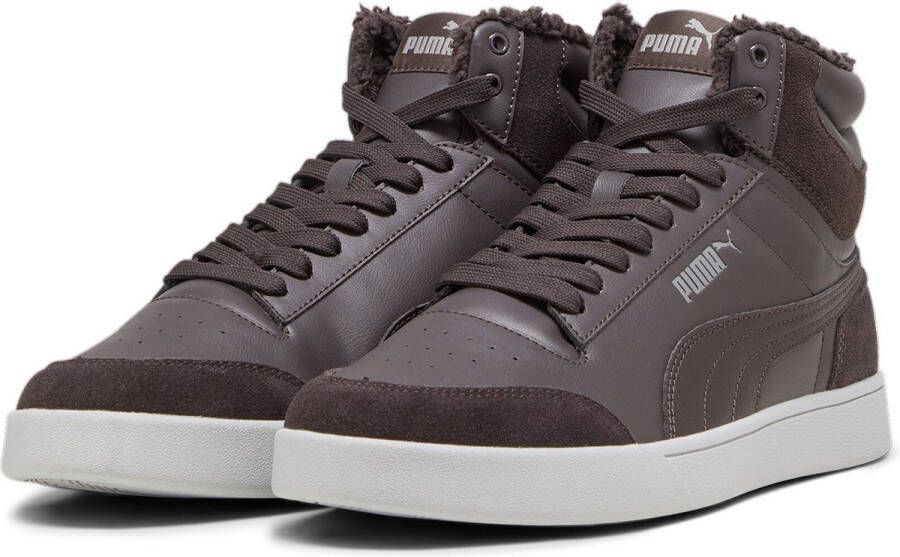 PUMA Shuffle Mid Fur wintersneaker gevoerd 387609 03 grijs