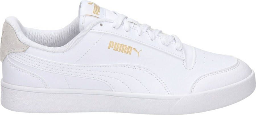 PUMA Shuffle Unisex Sneakers White TeamGold