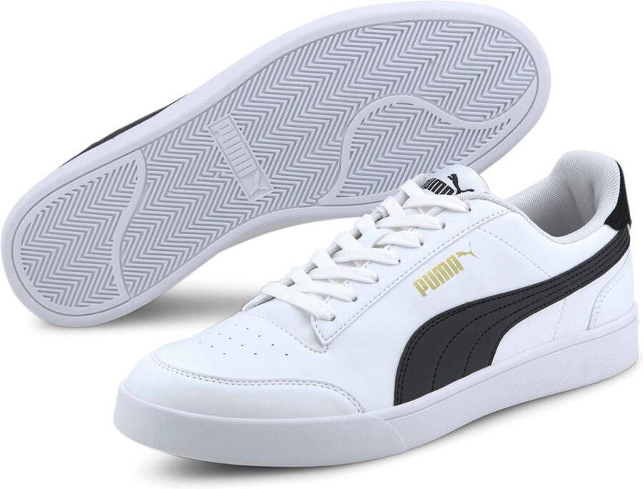 PUMA Shuffle Unisex Sneakers Wit Zwart Goud