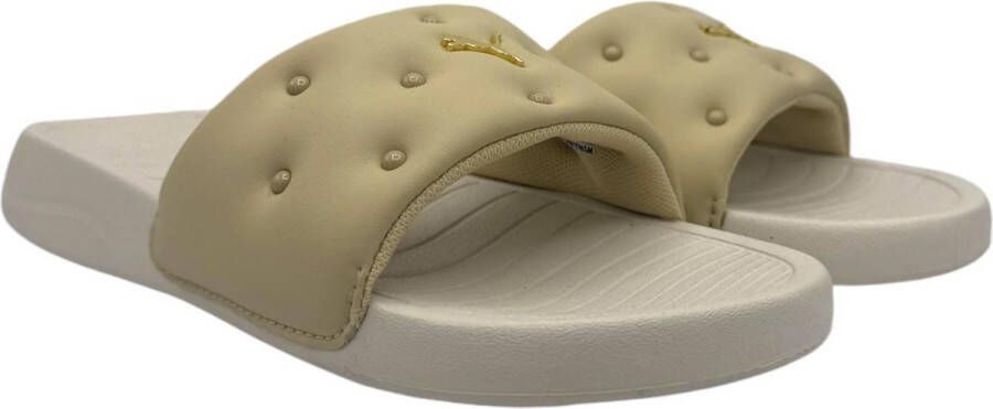 PUMA Slippers Beige Goud