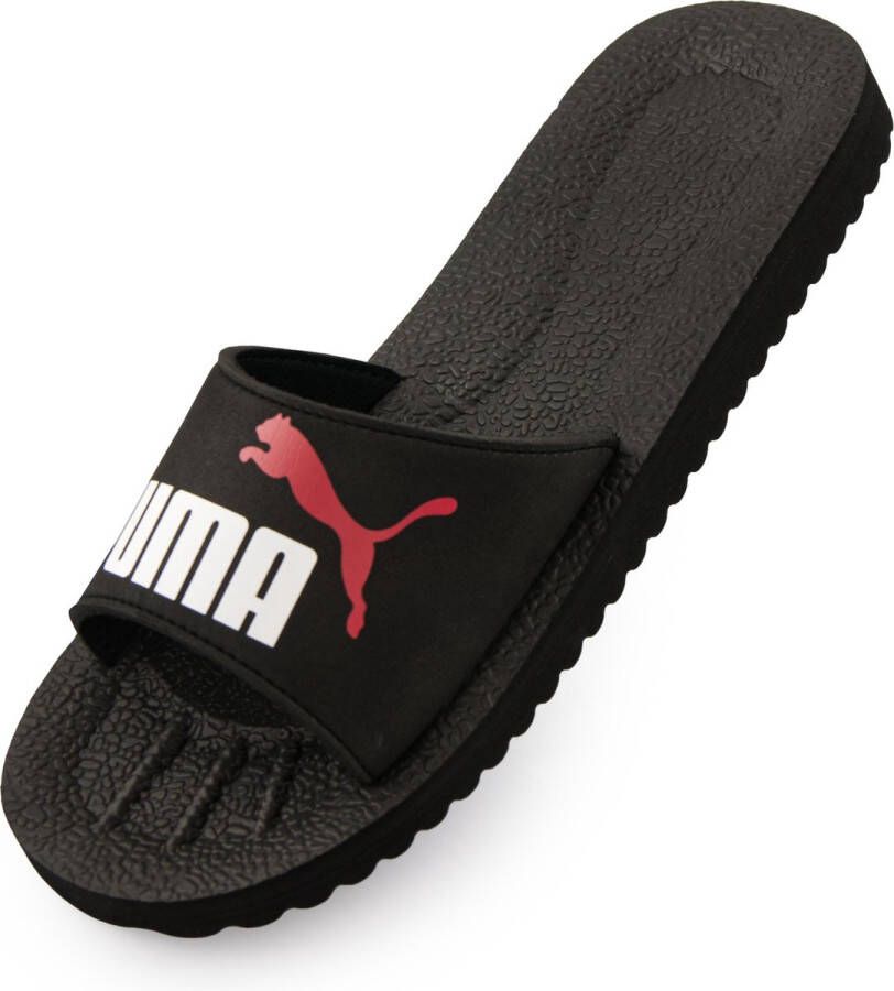 PUMA Slippers Purecat Slide Black-White