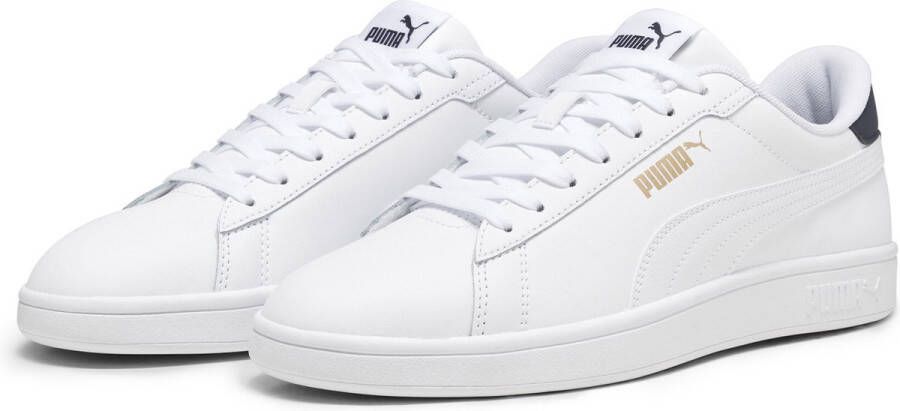 Puma Stijlvolle Smash 3.0 Sneakers voor Mannen White Heren