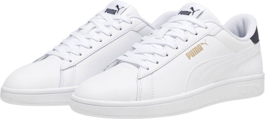 Puma Stijlvolle Smash 3.0 Sneakers voor Mannen White Heren