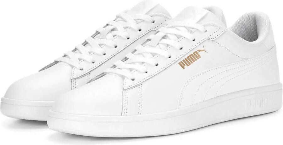 Puma Klassieke Smash Tennis-geïnspireerde Sneaker White