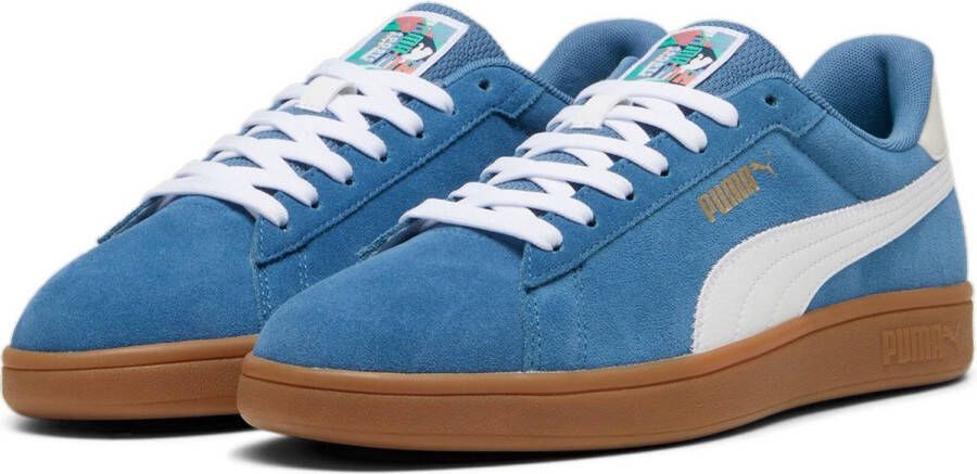 Puma Leren sneakers met labeldetails model 'Smash 3.0'