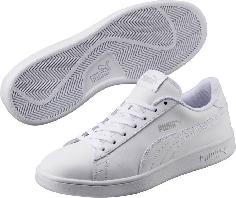 PUMA Smash v2 L Unisex Sneakers White- White