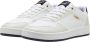 Puma Court Classic sneakers wit lichtgrijs donkerblauw - Thumbnail 2