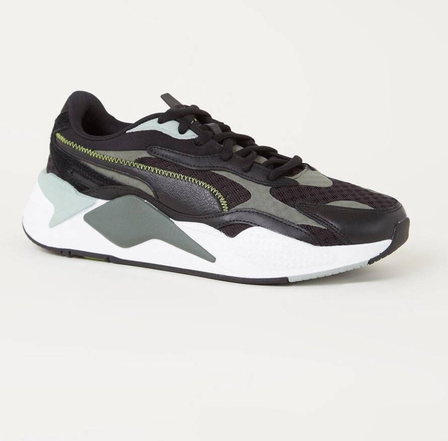 Puma RSx3 Zwarte Veterschoenen Met Platte Zool Black Heren