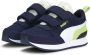 Puma R78 V Inf sneakers donkerblauw wit groen Jongens Meisjes Mesh Meerkleurig 22 - Thumbnail 3