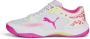 PUMA Solarcourt RCT Unisex Sportschoenen Wit Roze Geel - Thumbnail 2