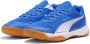 Puma Solarflash III senior zaalvoetbalschoenen kobaltblauw wit - Thumbnail 2