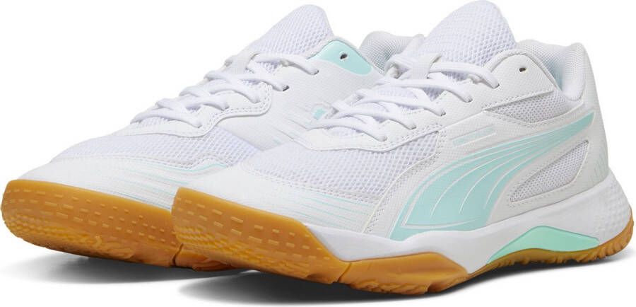 PUMA Solarflash III W+ Unisex Sportschoenen White-Electric Peppermint