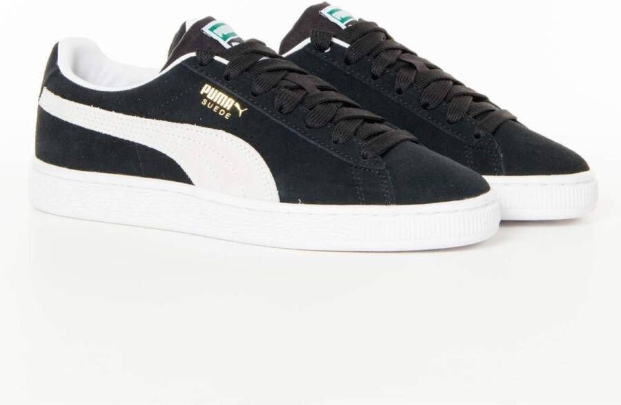 Puma Suede basisschool Schoenen Black Leer Foot Locker