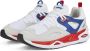 PUMA TRC Blaze Sneakers White High Risk Red Heren - Thumbnail 1