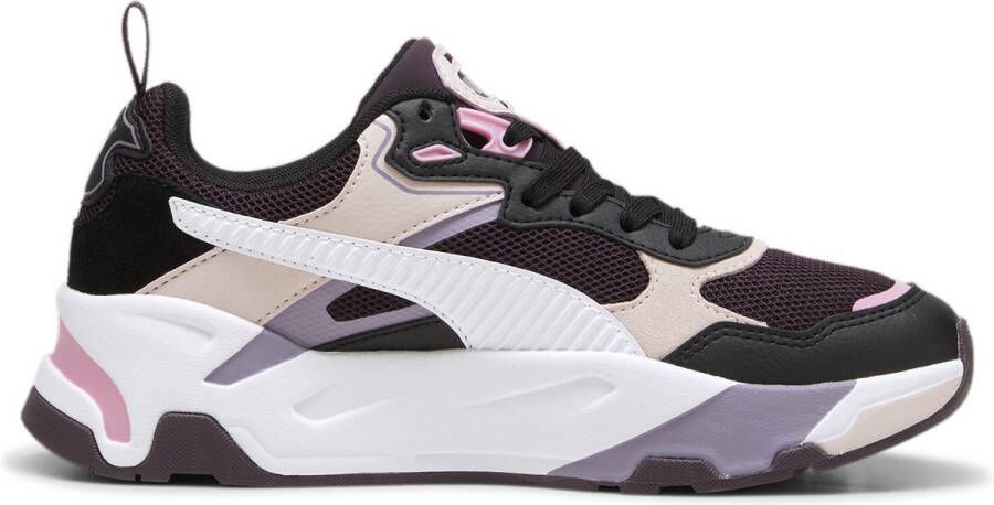 PUMA Trinity Heren Sneakers Midnight Plum- White- Black-Mauve Mist