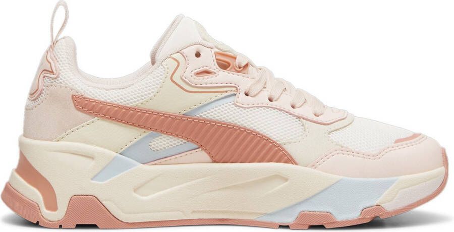 PUMA Trinity Heren Sneakers Warm White-Deeva Peach-Island Pink-Frosted Dew